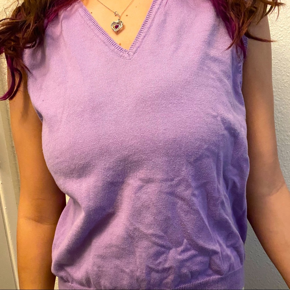 Vintage lavender vest☀️